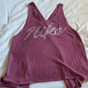 Nike Running Tank - Size Medium - Dark Pink